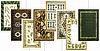 RECTANGULAR OLEFIN HEARTH RUGS