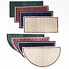 CONTEMPORARY RECTANGULAR WOOL HEARTH RUGS