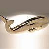 POLISHED BRASS WHALE STEAMER