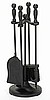 4 PIECE BLACK STOVE TOOLS