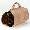 COWHIDE LOG CARRIER